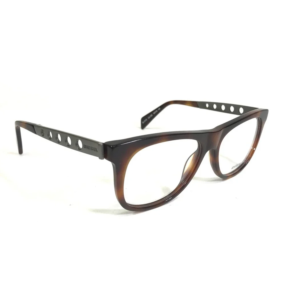 Diesel Eyeglasses Frames DL5115 Col.052 Grey Brown Tortoise Square 54-16-145